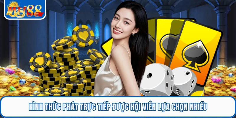 Roulette Online - Trải Nghiệm Vòng Quay Hấp Dẫn Tại MU88 3 Hình thức phát trực tiếp được hội viên lựa chọn nhiều