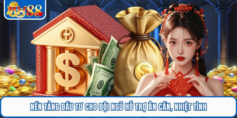 Nền tảng đầu tư cho đội ngũ hỗ trợ ân cần, nhiệt tình